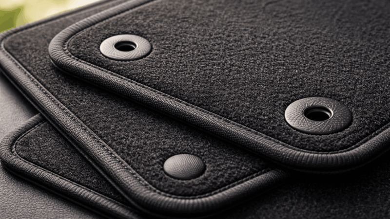 Wie Gummimatten den Fahrzeuginnenraum sauber halten