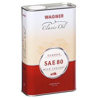 Wagner Classic Getriebeöl SAE 80 mild legiert, 1 Liter