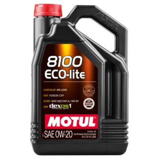 Motul 8100 ECO-LITE 0W-20 4 x 5 Liter