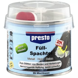 presto Füllspachtel (mit Härter), ocker, 250g