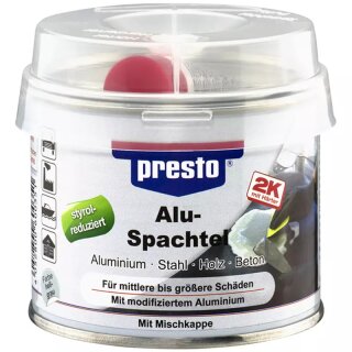 presto Aluspachtel, hellgrau, (mit Härter), 1000g