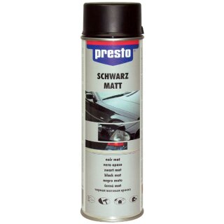 presto Rallye-Spray schwarz matt, 500ml