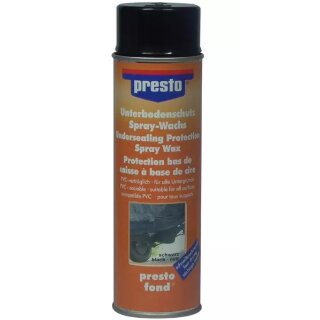 presto Unterbodenschutz auf Wachsbasis, schwarz, 500ml Spray