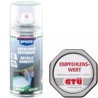 presto Aufkleber Entferner, 150ml
