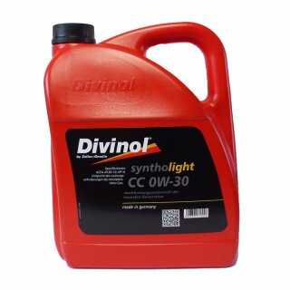 Divinol Syntholight CC SAE 0W-30, 5 Liter