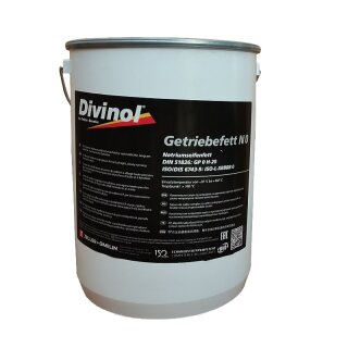 Divinol Getriebefett N 00 - 15 Kg Eimer