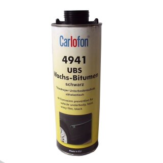 Carlofon 4941 UBS Wachs-Bitumen schwarz, 1 Liter