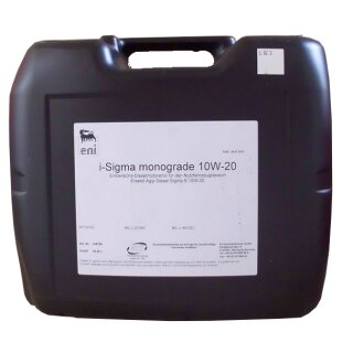 Eni i-Sigma monograde 10W-20, 20 Liter